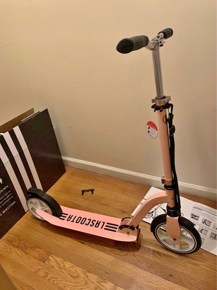 Baby Pink LaScoota Scooter for Adults/Teens