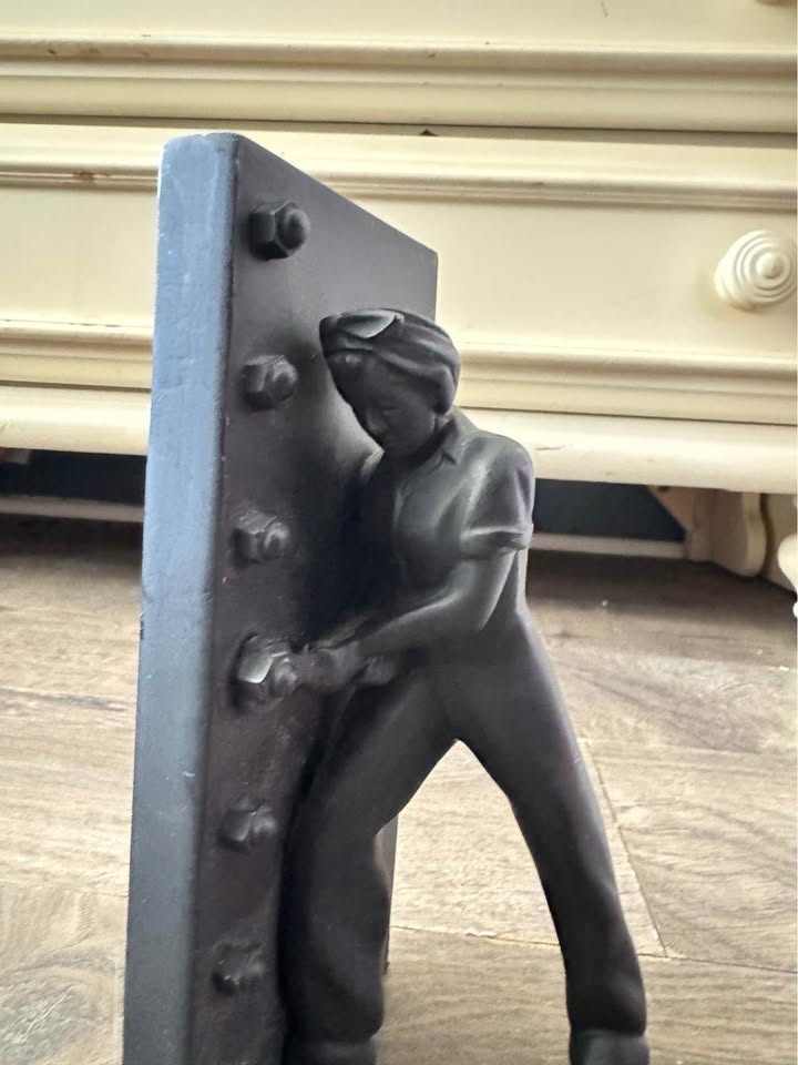 Rosie The Riveter Book End Feminist Shelf Decor - photo 2