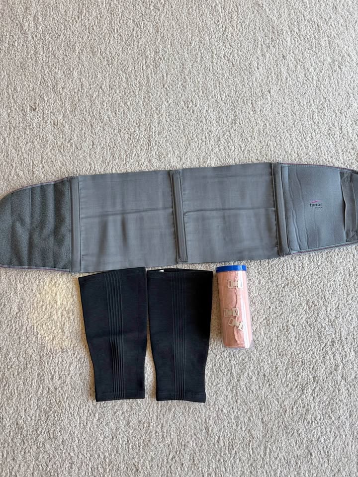 Tynor Waist Belt + Knee Pads & Crape Bandage
