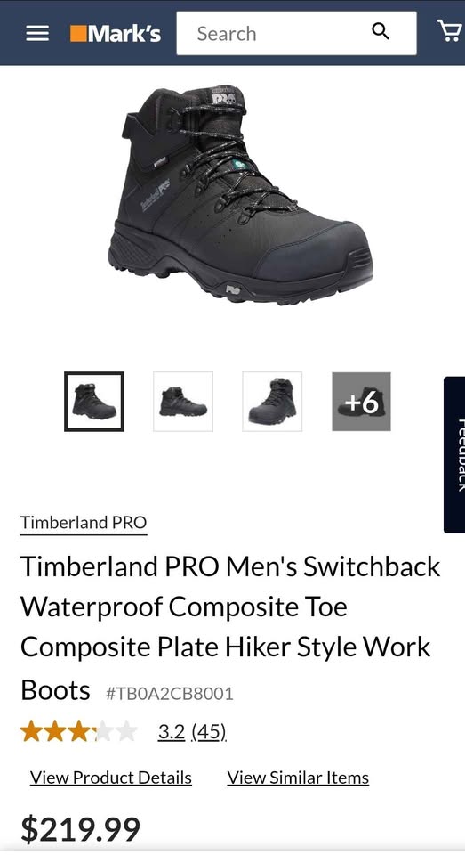 Timberland PRO Switchback Safety Work Boots CSA - photo 5