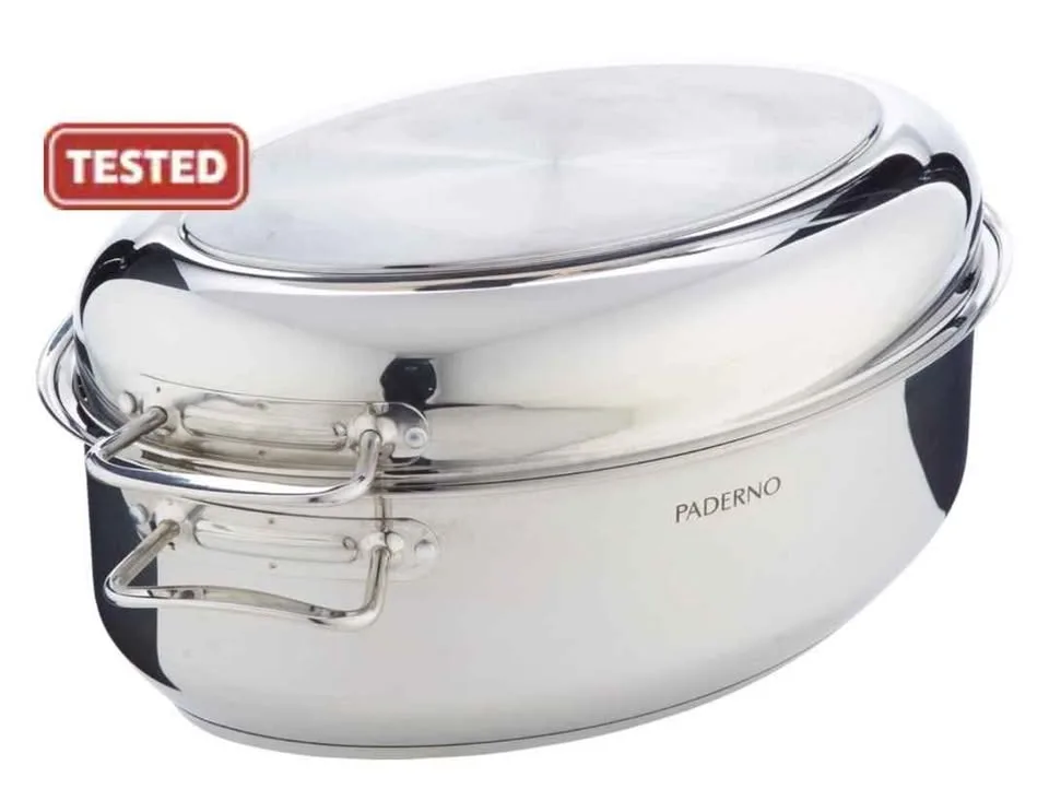 60 % Off NEW Roaster Oven & Pan 16.5" PADERNO image indicator(4)