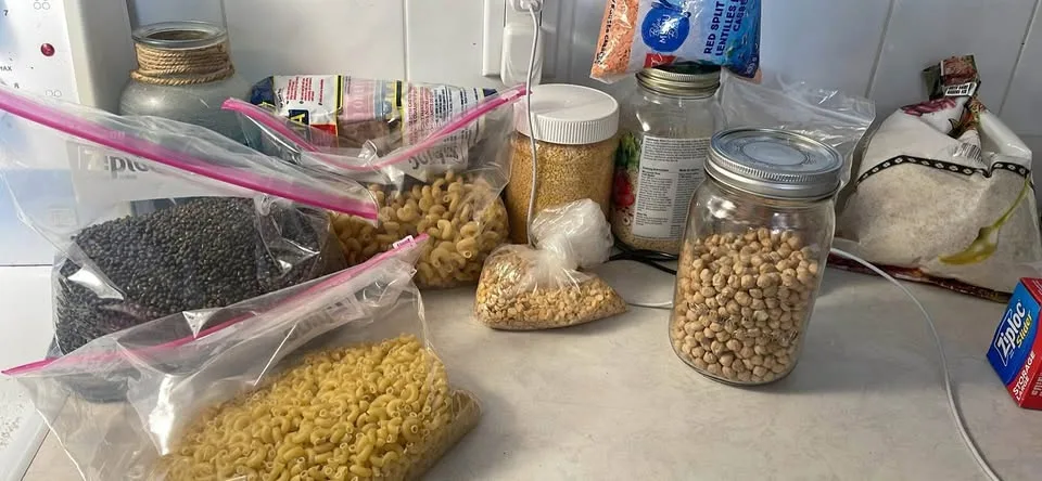 Indian lentils and spices