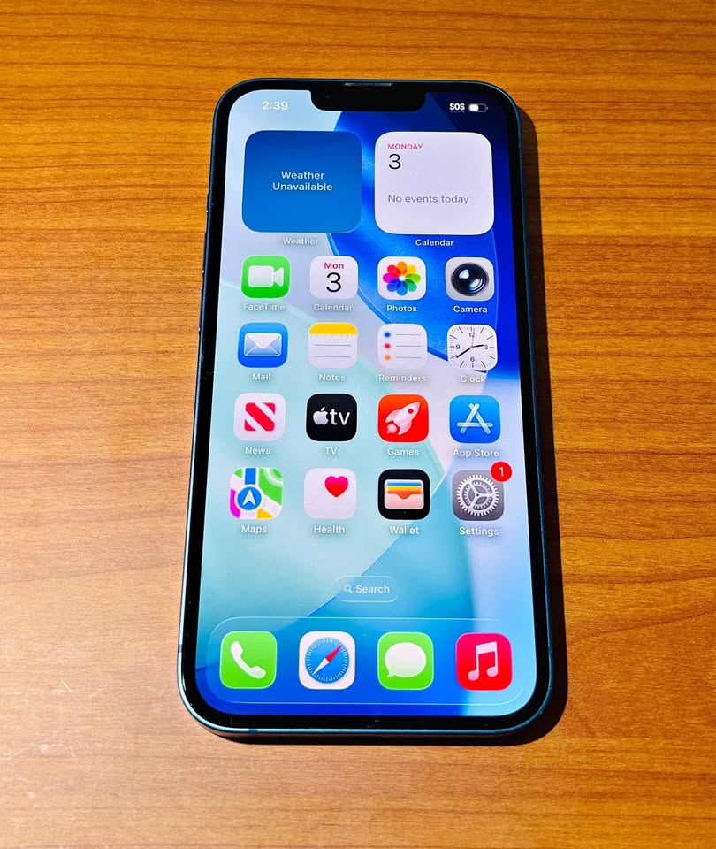 Apple IPHONE 13 128GB Blue UNLOCKED Fully Functional