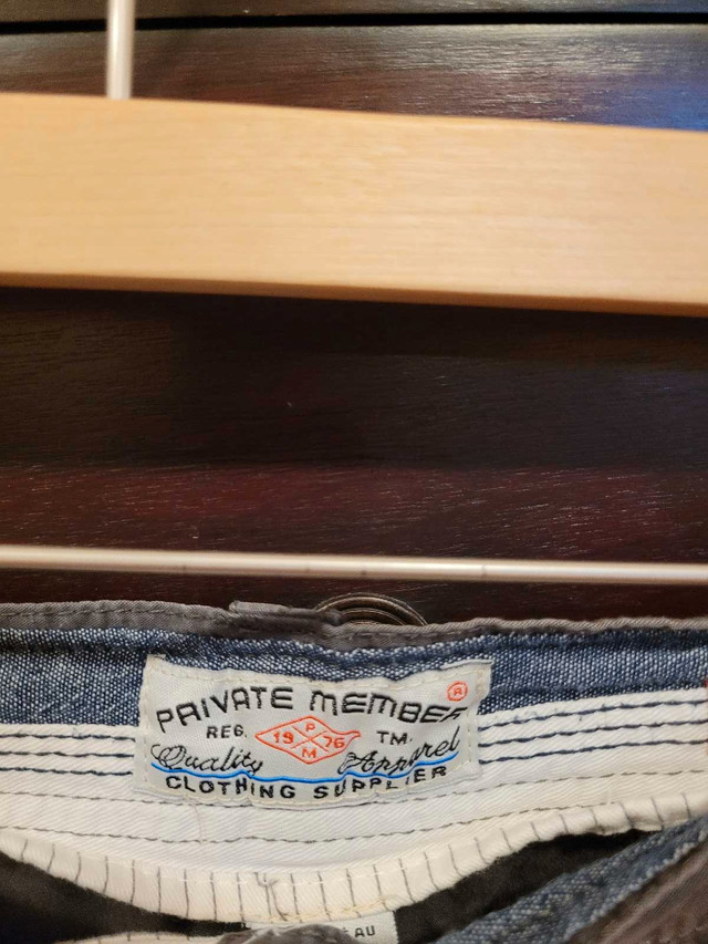 Private Member 1976 Men's Gray Cargo Shorts - photo 3