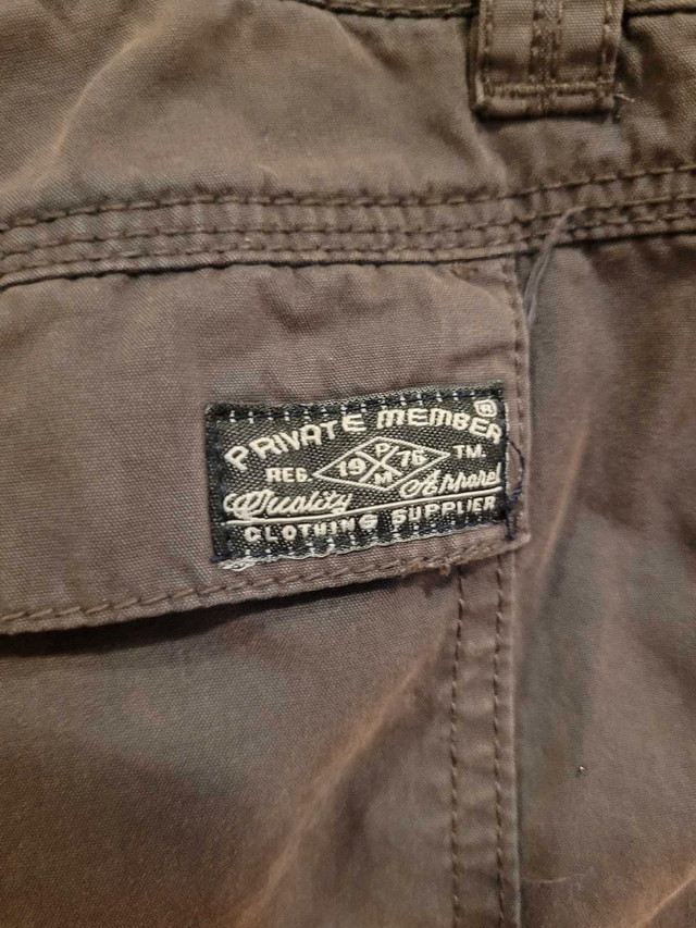 Private Member 1976 Men's Gray Cargo Shorts - photo 4