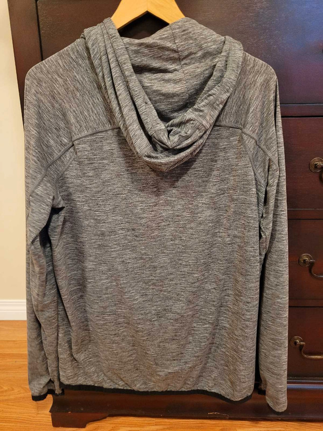 Men's Medium American Eagle Outfitters Grey Activewear Hoodie - photo 2