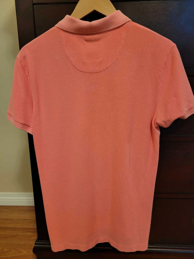 Brand New GAP Men's Medium Coral Light Pink Polo Shirt - photo 2