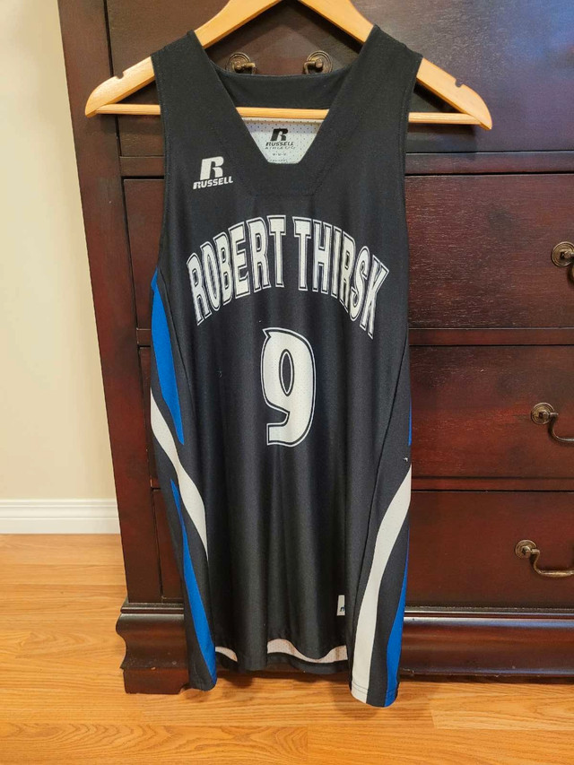 Robert Thirsk #9 Russell Athletic Black Basketball Shorts