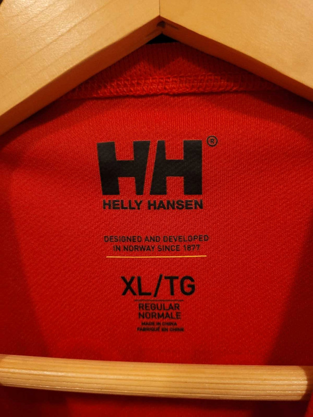 Brand New Helly Hansen SportChek Red Men's T-Shirt Size XL - photo 3