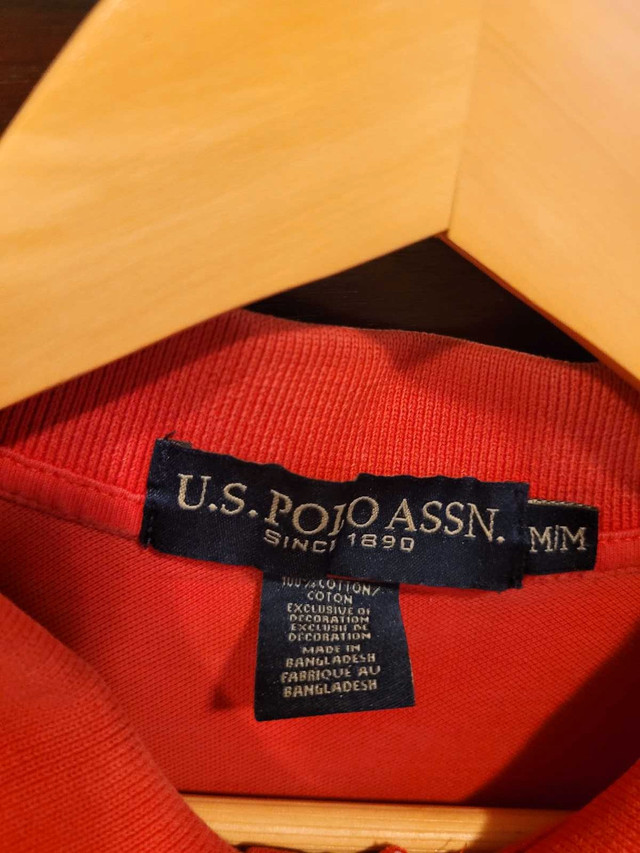U.S. Polo Assn Men's Medium Polo Shirt in Rich Red - photo 3
