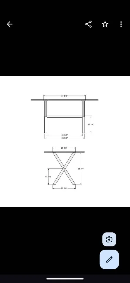 Amisco Dining set Chairs x4 Table image indicator(6)