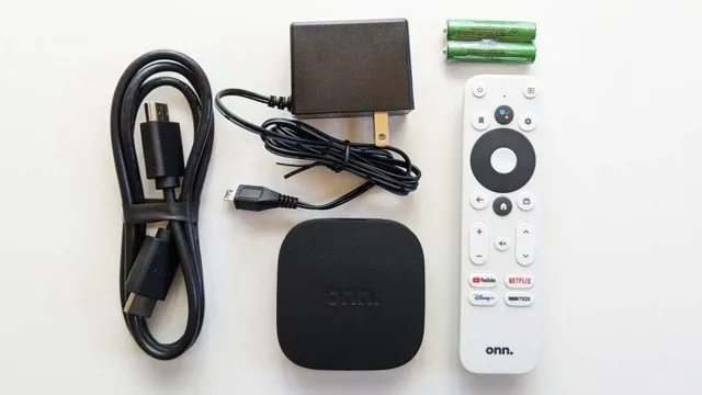onn 4K Streaming Device, Google TV image indicator(3)