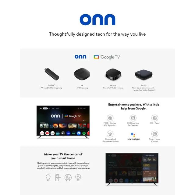 onn 4K Streaming Device, Google TV image indicator(7)