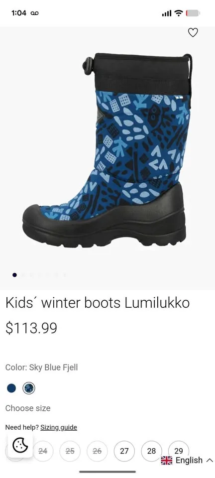 Kids Kuama winter boots size 9.5 rated for -30 brand new image indicator(3)