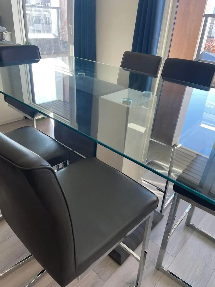 Counter height Dining table with 6 chairs image indicator(5)