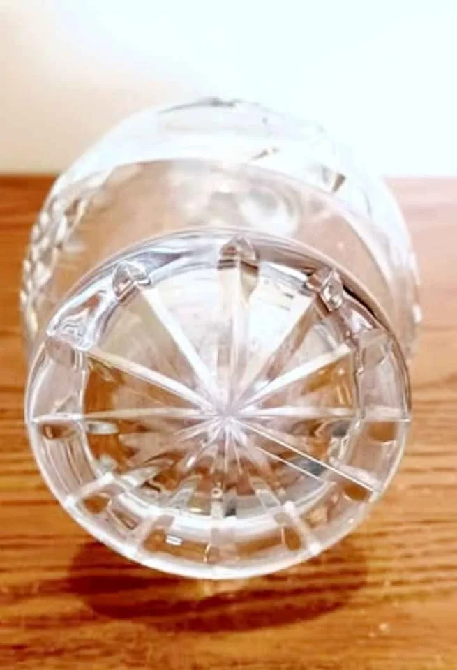 Pinwheel Mid Century Belgian Crystal Pitcher image indicator(8)