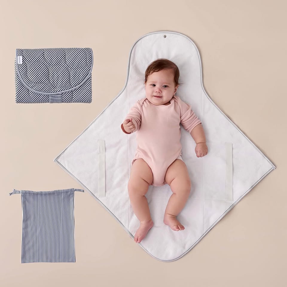 New~Baby Portable Changing Pad,Wp,With Carrying Bag