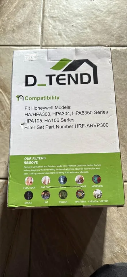 Premium Air Purifier Filter Set - 3 HEPA Filters for Honeywell A image indicator(2)