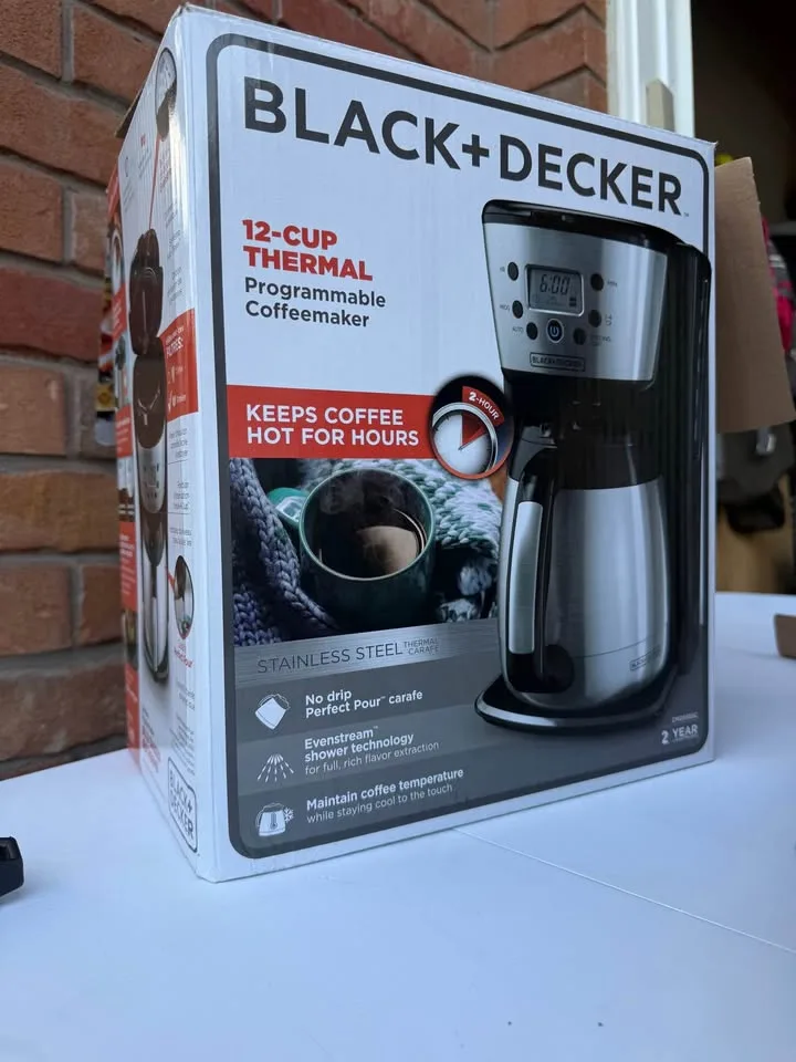 BLACK+DECKER 12-Cup Thermal Coffeemaker image indicator(8)