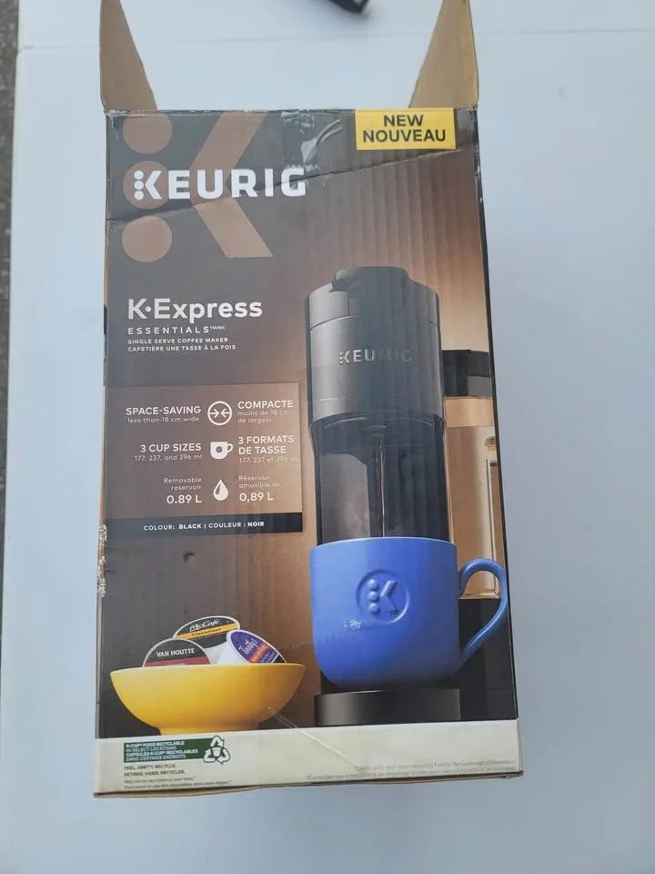 Keurig K-Express Essentials G2 - Black - Brand New image indicator(3)