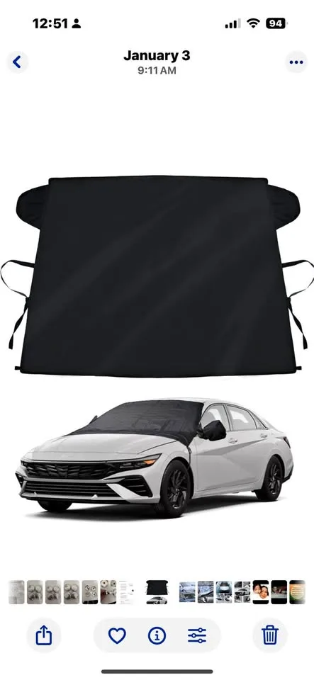 windshield cover bnew