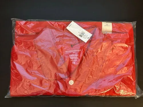 Banana Republic Polo Slim Fit (S) Tomato Paste Red image indicator(2)