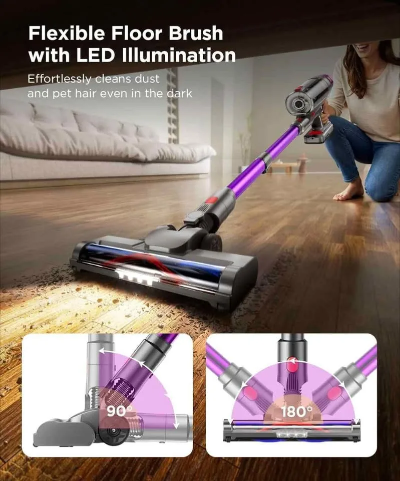 ✨ MQDEX Cordless Vacuum Cleaner TV106S 💜 image indicator(3)