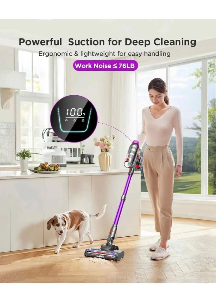 ✨ MQDEX Cordless Vacuum Cleaner TV106S 💜 image indicator(5)