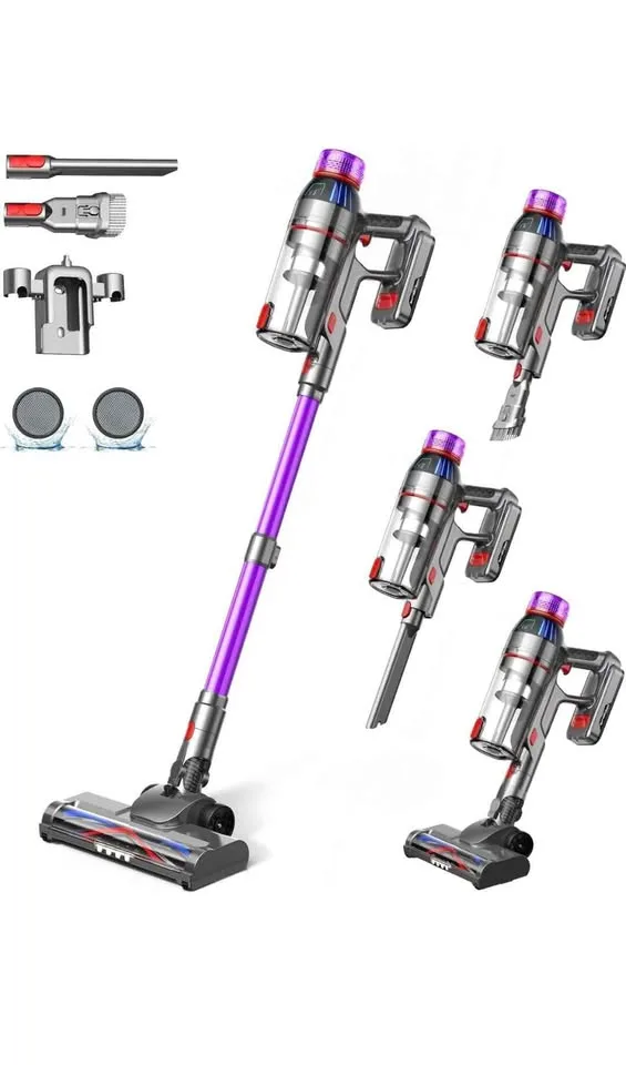 ✨ MQDEX Cordless Vacuum Cleaner TV106S 💜 image indicator(7)