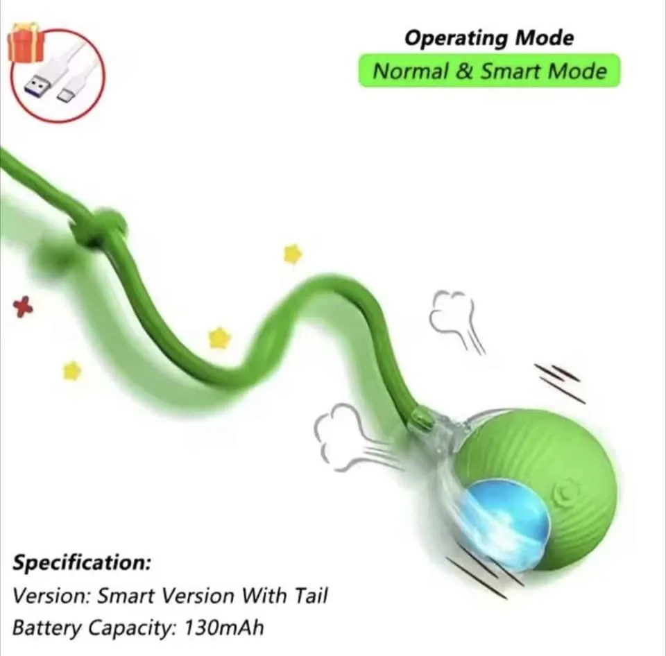 Smart Cat Toys With USB charging(Free Delivery) image indicator(4)