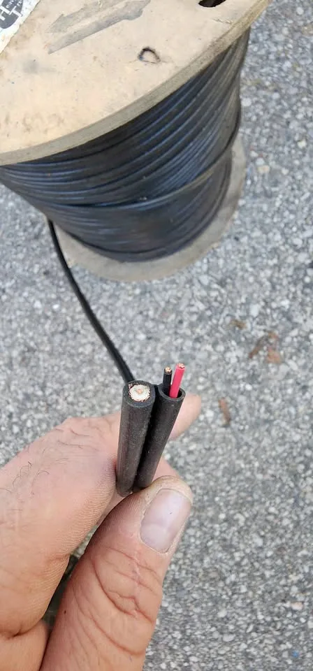 CommScope RG security camera cable 5554 coaxial cable