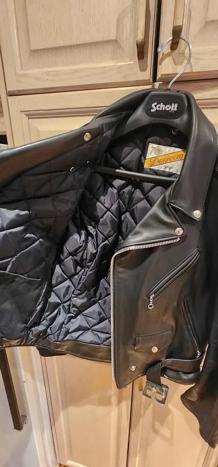 Schott NYC Perfecto Leather Motorcycle Jacket image indicator(4)