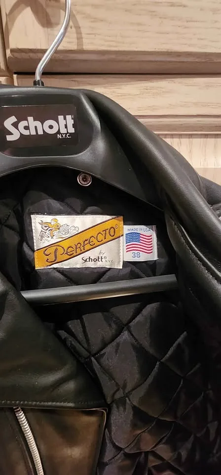 Schott NYC Perfecto Leather Motorcycle Jacket image indicator(5)