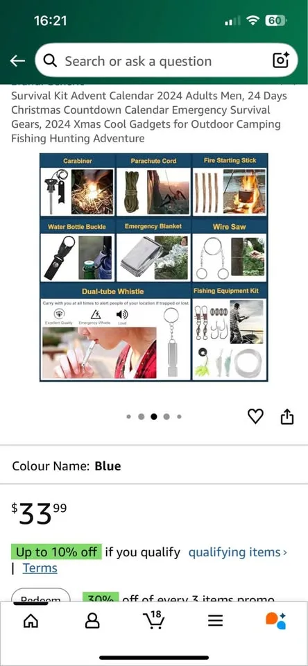 Survival Kit Advent Christmas Calendar image indicator(5)