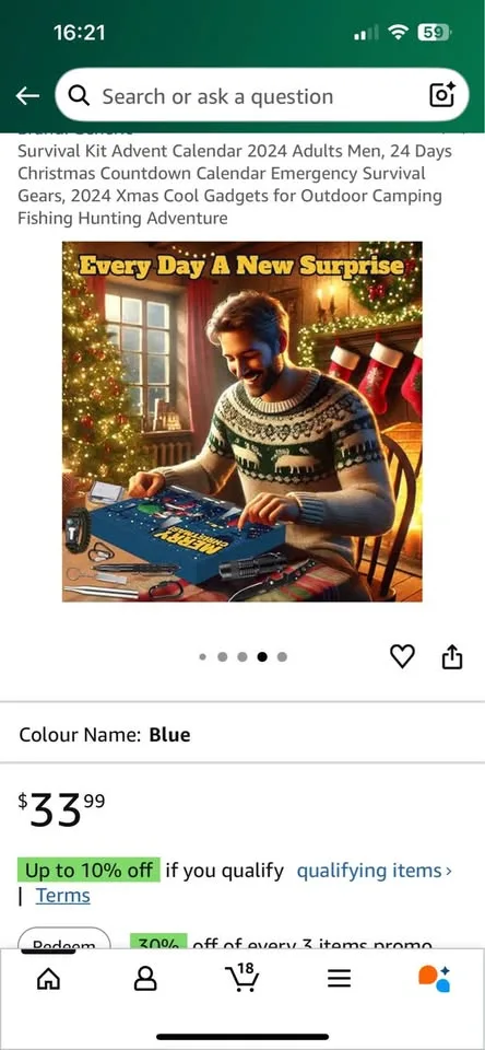 Survival Kit Advent Christmas Calendar image indicator(8)