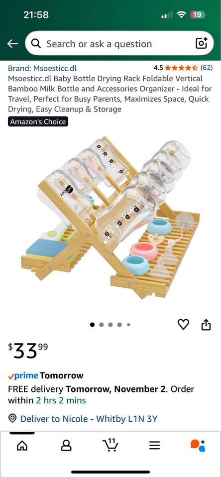 Bottle Drying Rack
