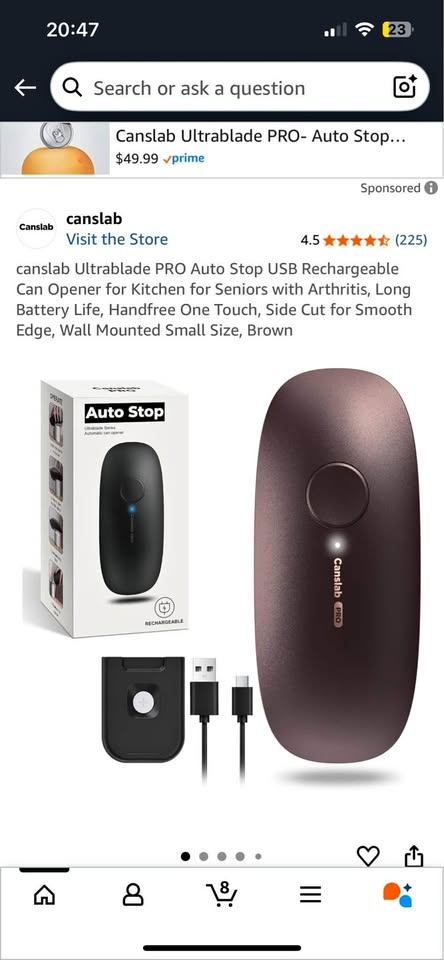 New Electric rechargeable can opener