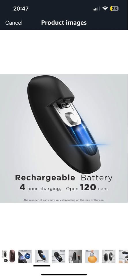 New Electric rechargeable can opener - photo 3