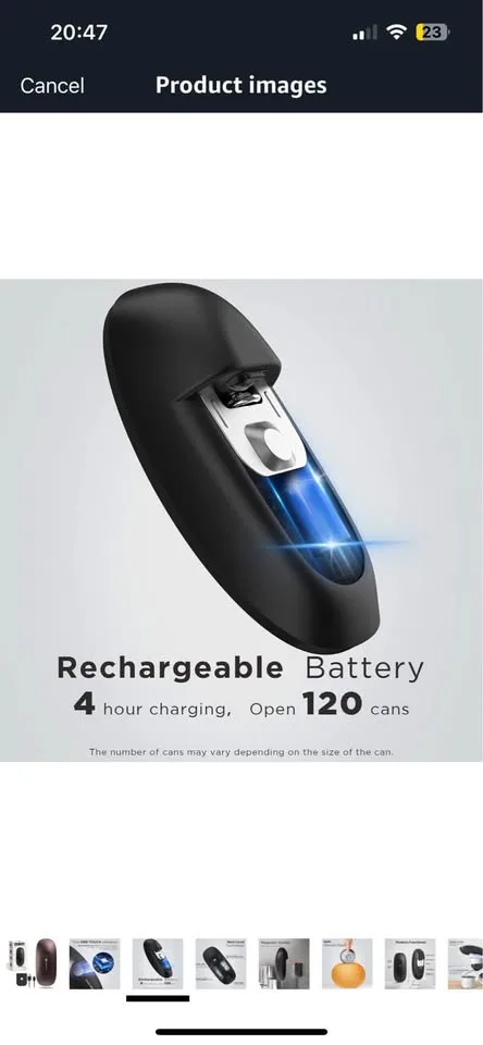 New Electric rechargeable can opener image indicator(3)