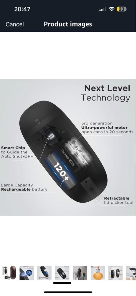 New Electric rechargeable can opener - photo 4
