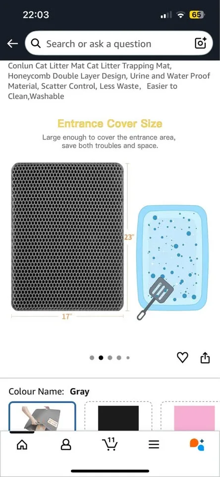 New Cat Litter Mat Cat Litter Trapping Mat image indicator(2)