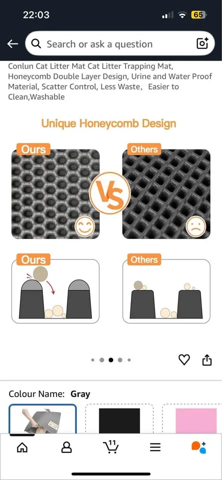 New Cat Litter Mat Cat Litter Trapping Mat image indicator(3)