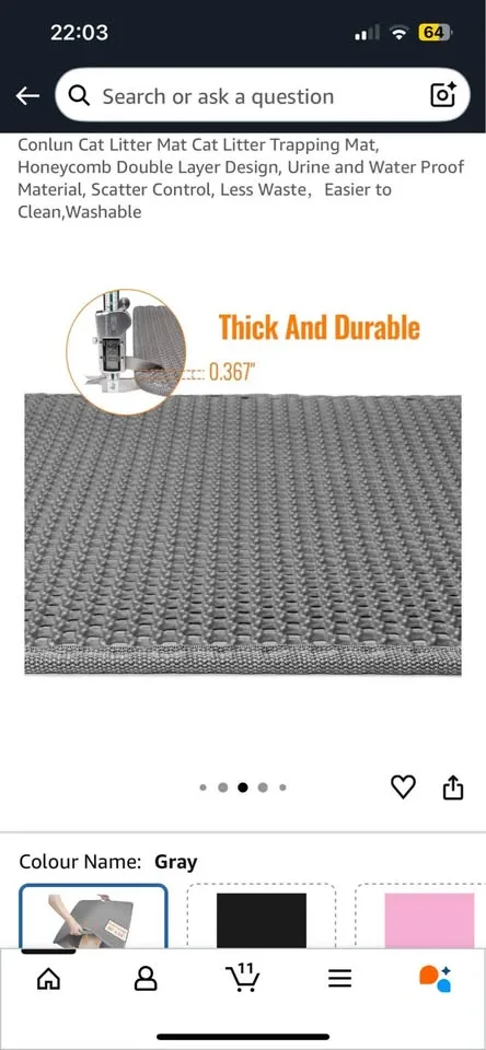 New Cat Litter Mat Cat Litter Trapping Mat image indicator(5)