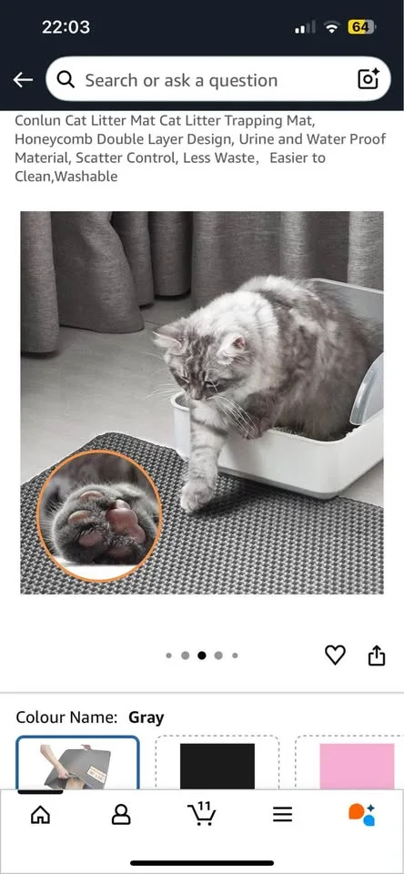 New Cat Litter Mat Cat Litter Trapping Mat image indicator(6)