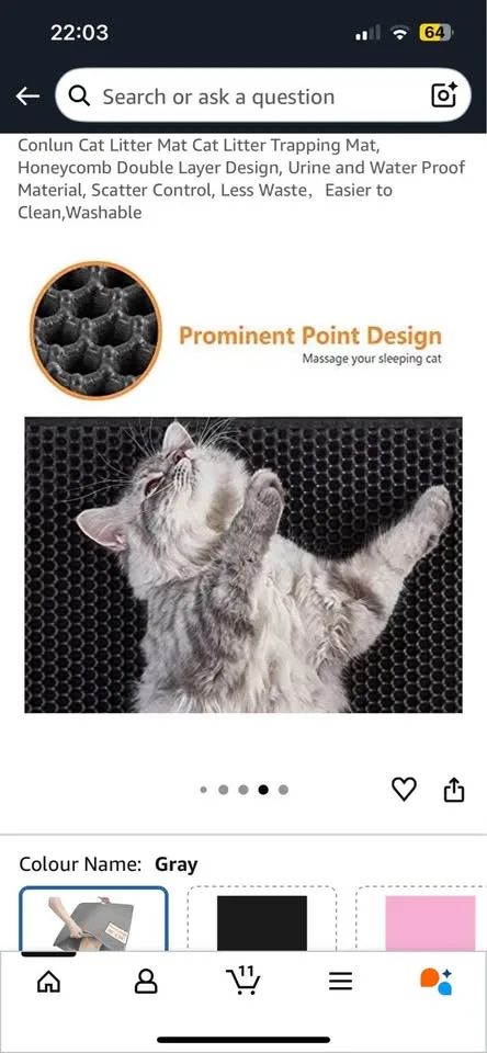 New Cat Litter Mat Cat Litter Trapping Mat image indicator(7)