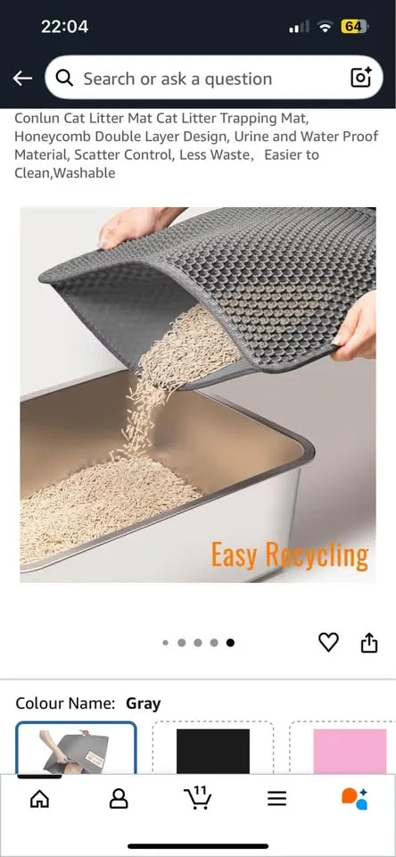 New Cat Litter Mat Cat Litter Trapping Mat image indicator(8)