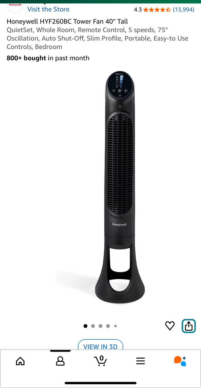 Tower Fan-Honeywell - photo 3
