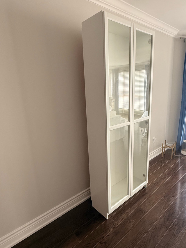 IKEA Billy Bookcase w/ Glass Doors