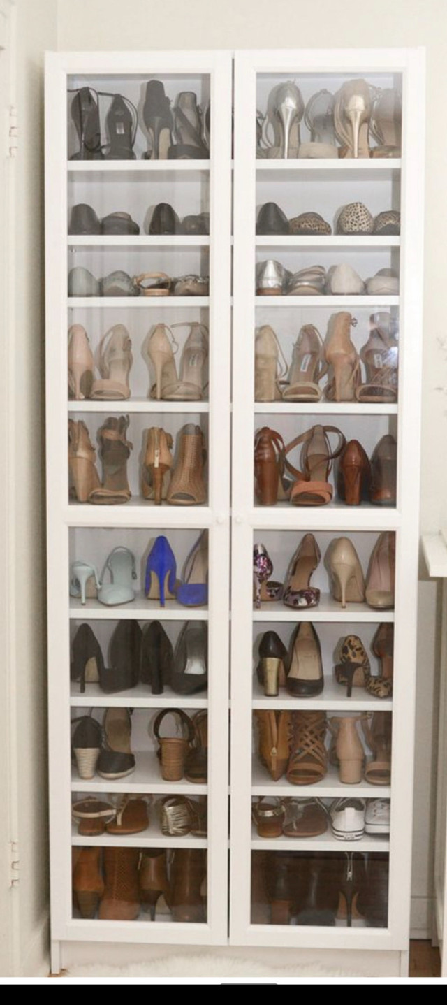 IKEA Billy Bookcase w/ Glass Doors - photo 3