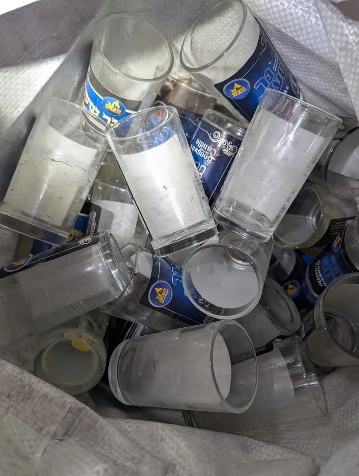 Glass cups /candle jars image indicator(2)